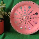 Mosaic Art ? Peach Wall Plate Decor