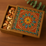 Lippan Art Box with Mixed Nuts